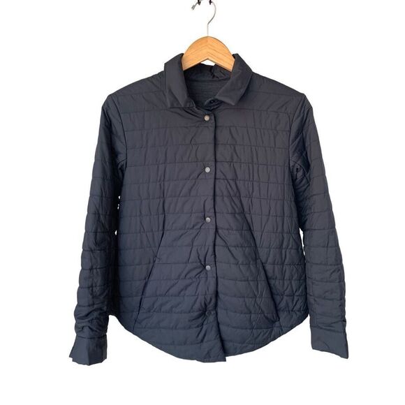 Lululemon Reversible Switch Please Shacket Black/Gray Size 4 - Picture 6 of 13